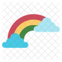 Arco Iris Clima Nube Icono