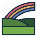 Arco Iris Colina Naturaleza Icon