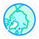 Arctic Ocean Map Icon