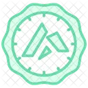 Icone De Linha Duotonica De Planejamento De Aposentadoria Criptografica Icon