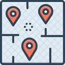 Area Range Navigation Icon