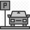 Area Car Estate Icon