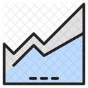Area Chart Report Chart Icon