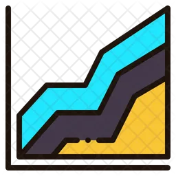 Area Chart  Icon