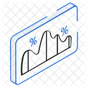 Area Chart Graph Business Chart Icon
