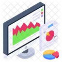 Area Chart  Icon