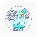 Route Aviation Airspace Icon