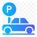 Area De Estacionamento Estacionamento Sinal De Estacionamento Ícone