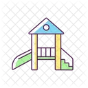 Área de recreação infantil  Ícone