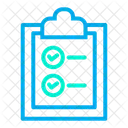 Area De Transferencia Documento Lista De Verificacao Ícone
