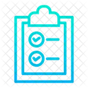 Area De Transferencia Documento Lista De Verificacao Ícone