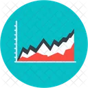 Grafico De Areas Grafico De Areas Analisis De Datos Icono