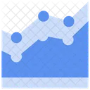 Area graph  Icon