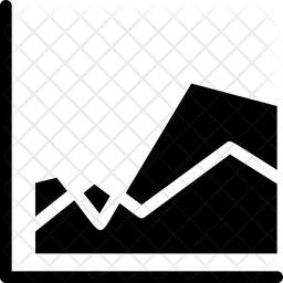 Area Graph Icon Of Glyph Style Available In Svg Png Eps Ai Icon Fonts
