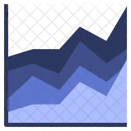 Area graph  Icon