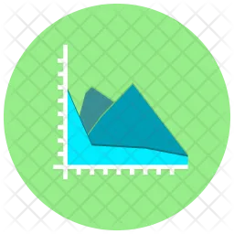 Area Graph  Icon