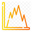 Area Graph Chart Bussines And Finance Icon