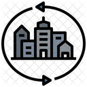 Area Cidade Bloqueio Ícone