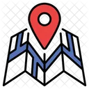 District Topography Road Symbol