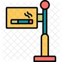 Area Para Fumantes Cigarro Tabaco Icon