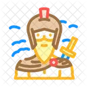 Ares Greek God Icon