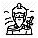 Ares Greek God Icon