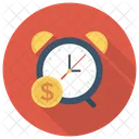 Horloge Especes Delai De Paiement Icon