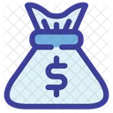 Argent Sac Dargent Dollar Icon