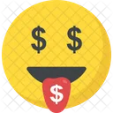 Dollar Emoji Gourmand Icon