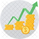 Largent Augmentation Finances Icône