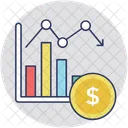 Argent Croissance Financier Icône