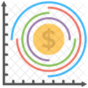 Argent Croissance Affaires Icône