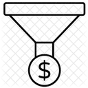 Filtration De Largent Icône