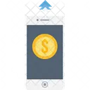 Argent Mobile Argent Paiement Icône