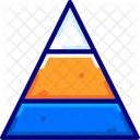 Dessiner Pyramide Stock Icon