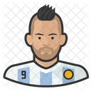 Argentina Footballer  Icon