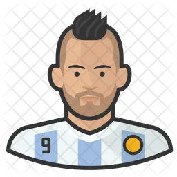 Argentina Footballer  Icon