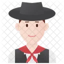 Argentina Man  Icon