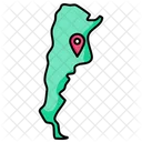 Argentina map  Icon