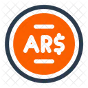 Argentine Peso Currency Money Icon