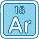 Argon Periodic Table Chemists Icon