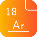 Argon Periodic Table Atom Icon