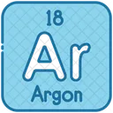 Argon Chemistry Periodic Table Icon