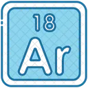 Argon Periodic Table Chemists Icon