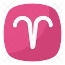 Aries Astrological Symbol Icon