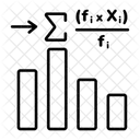 Arithmetic Mean  Icon