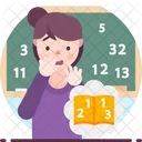 Arithmophobia Fear Of Numbers Icon