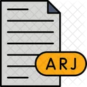 Arj Compressed File File File Type アイコン