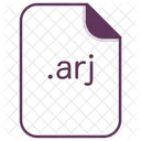 Arj File Document Icon