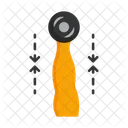 Muscle Dumbbell Uplifting Icon
